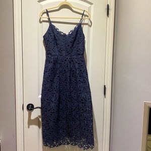 ASTR THE LABEL Navy Midi Length Dress